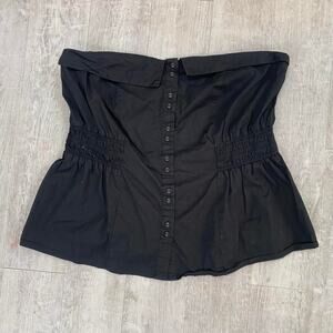 Vintage y2k plus size strapless top